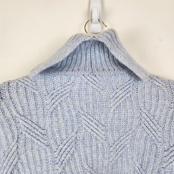 Samsoe Samsoe kei turtleneck Sweater in Gray dawn Size XS Wool Blend - Picture 7 of 13